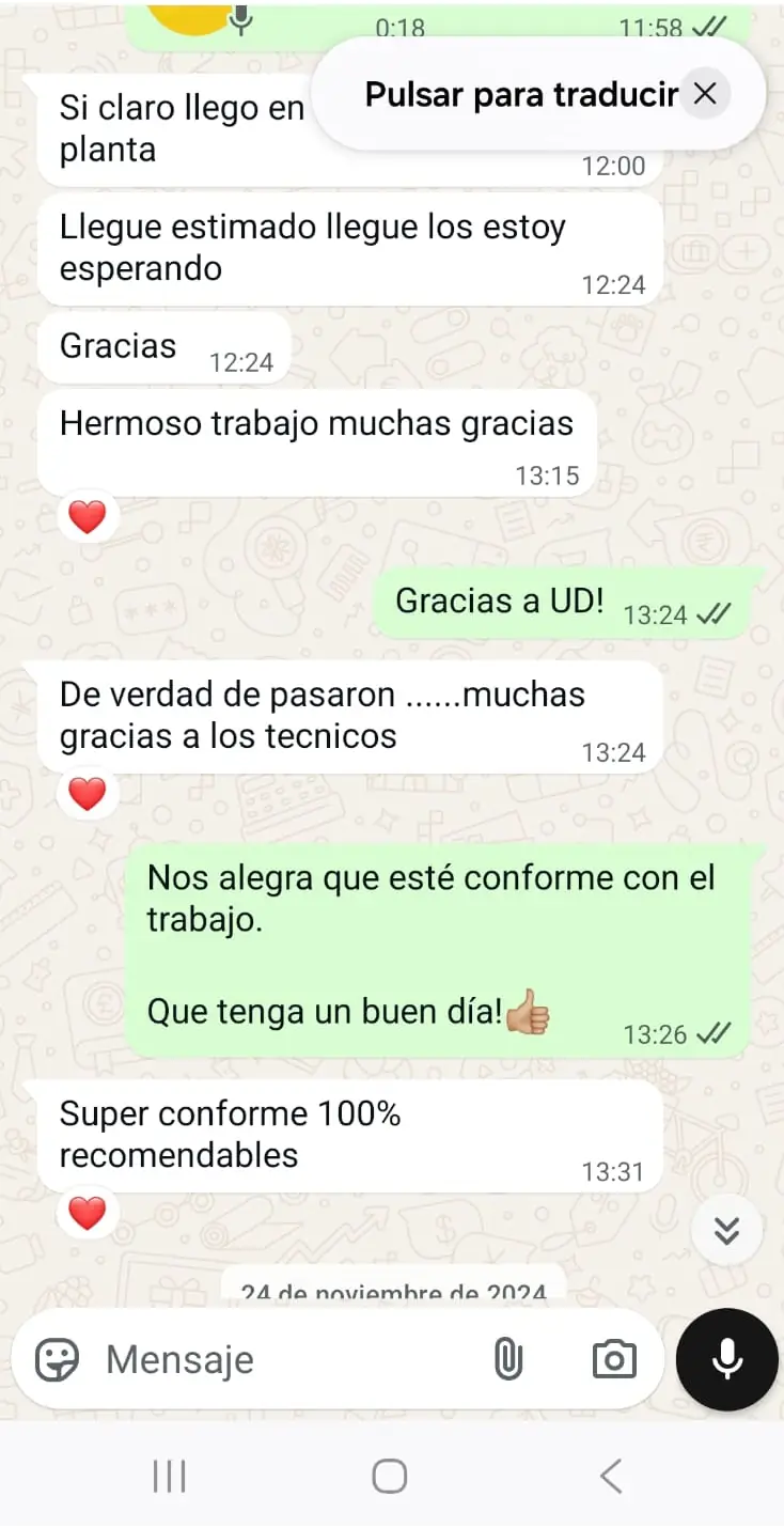 Cliente de Parabrisas a Domicilio